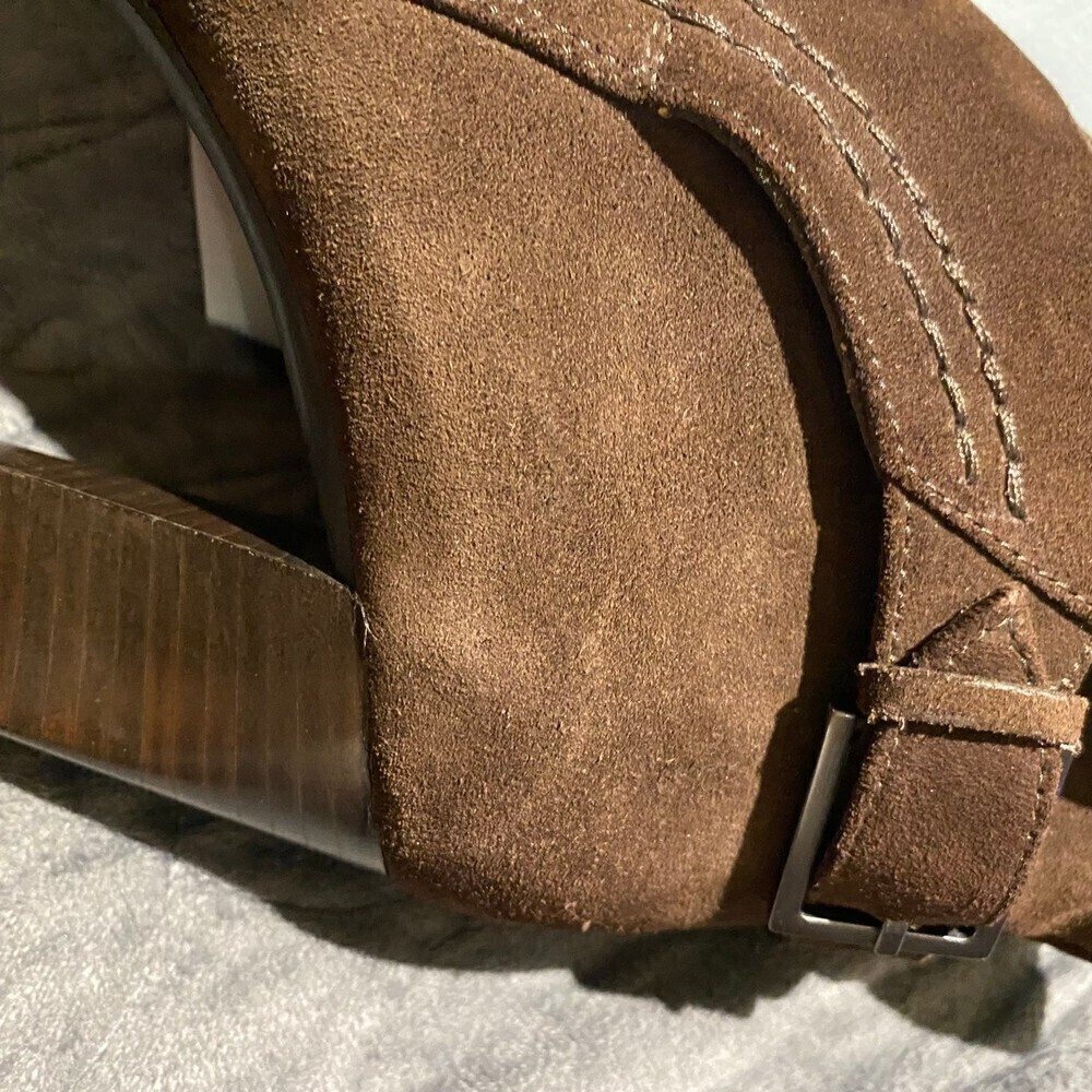 TOD'S Brown Suede Boots Size 7 - Picture 12 of 12